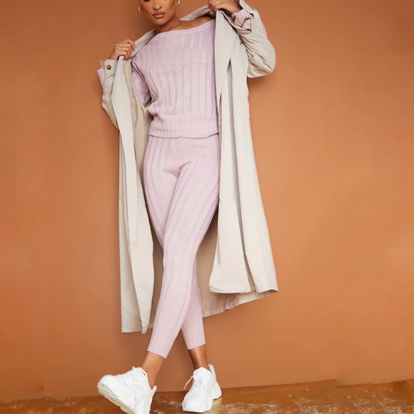 Mauve Sweater Legging Lounge Set - Picture 5 of 5